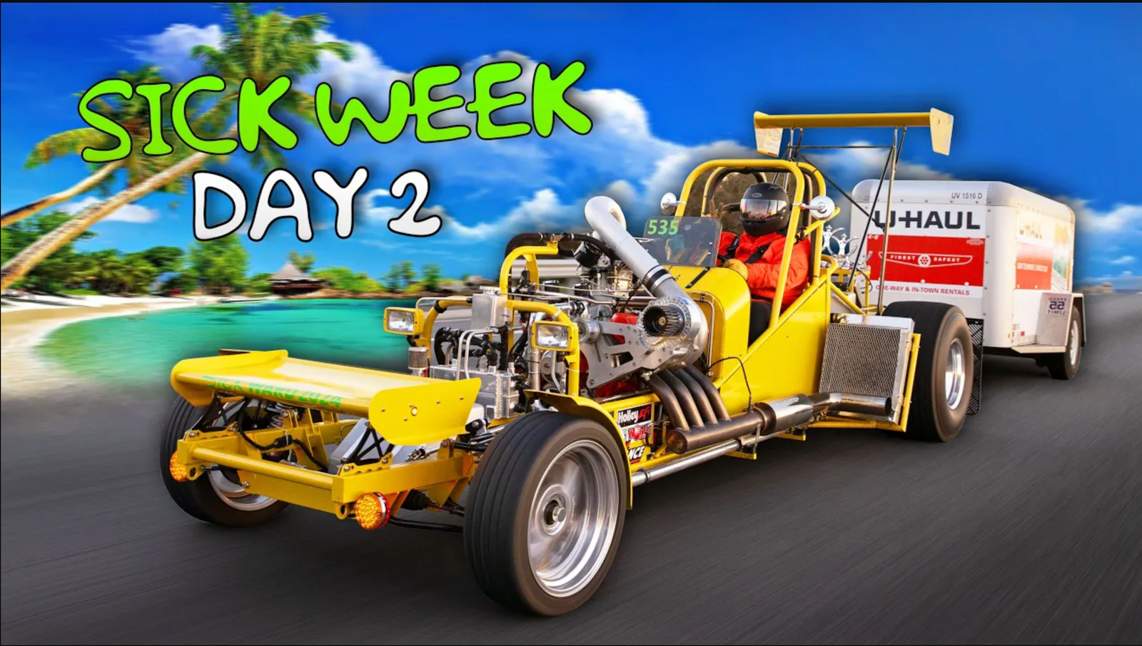 Sick Week gets BRUTAL. Greasy track and broken race cars! | Sick Week Day 2