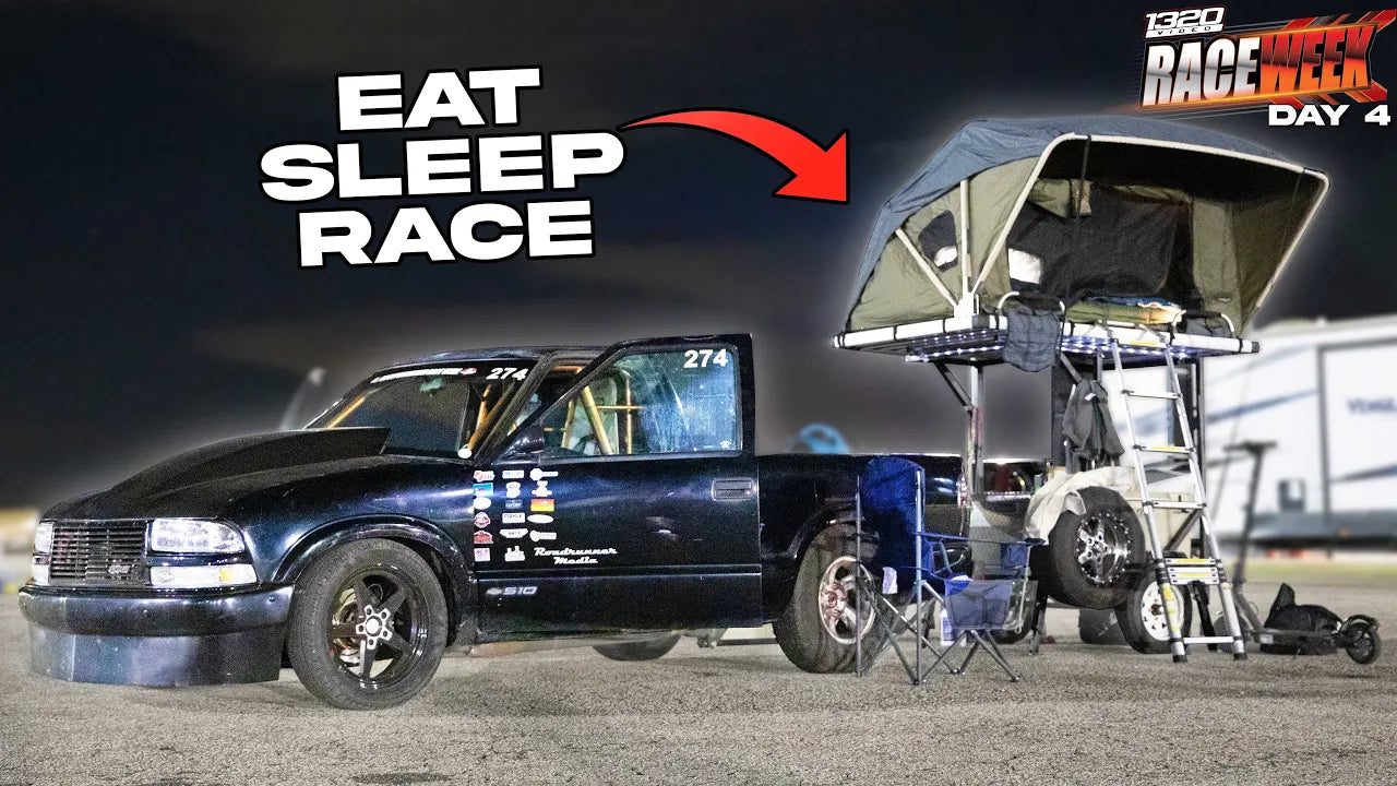 LIVING with his RACECAR for a week, FASTEST drag & drive stick car EVER + MORE | Race Week 2.0 Day 4