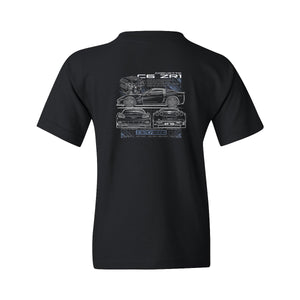 1320Video Kid's Blueprint ZR1 T-Shirt