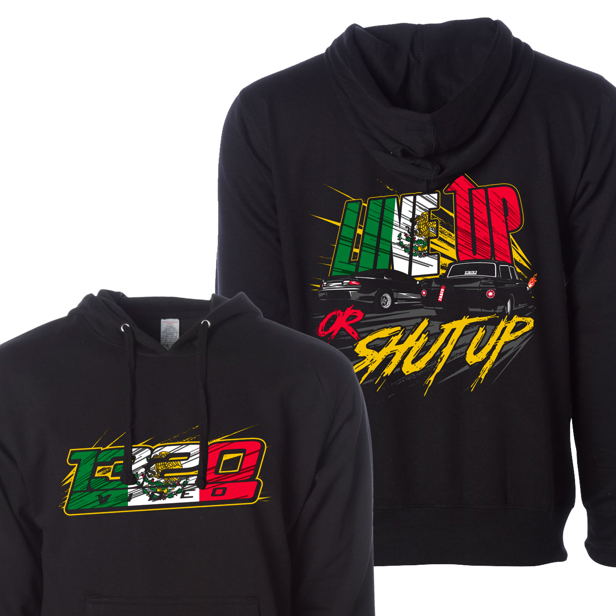 1320Video Line Up or Shut Up Mexico Hoodie