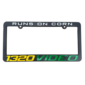 1320Video Runs On Corn License Plate Frame