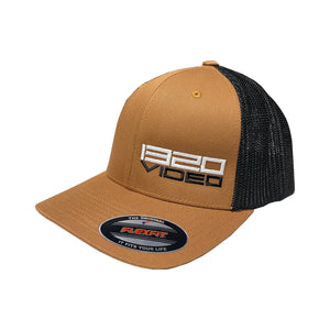 1320Video Brown & Black Flex Fit Hat