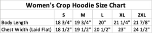1320Video Women's Pink Geometric Crop Hoodie