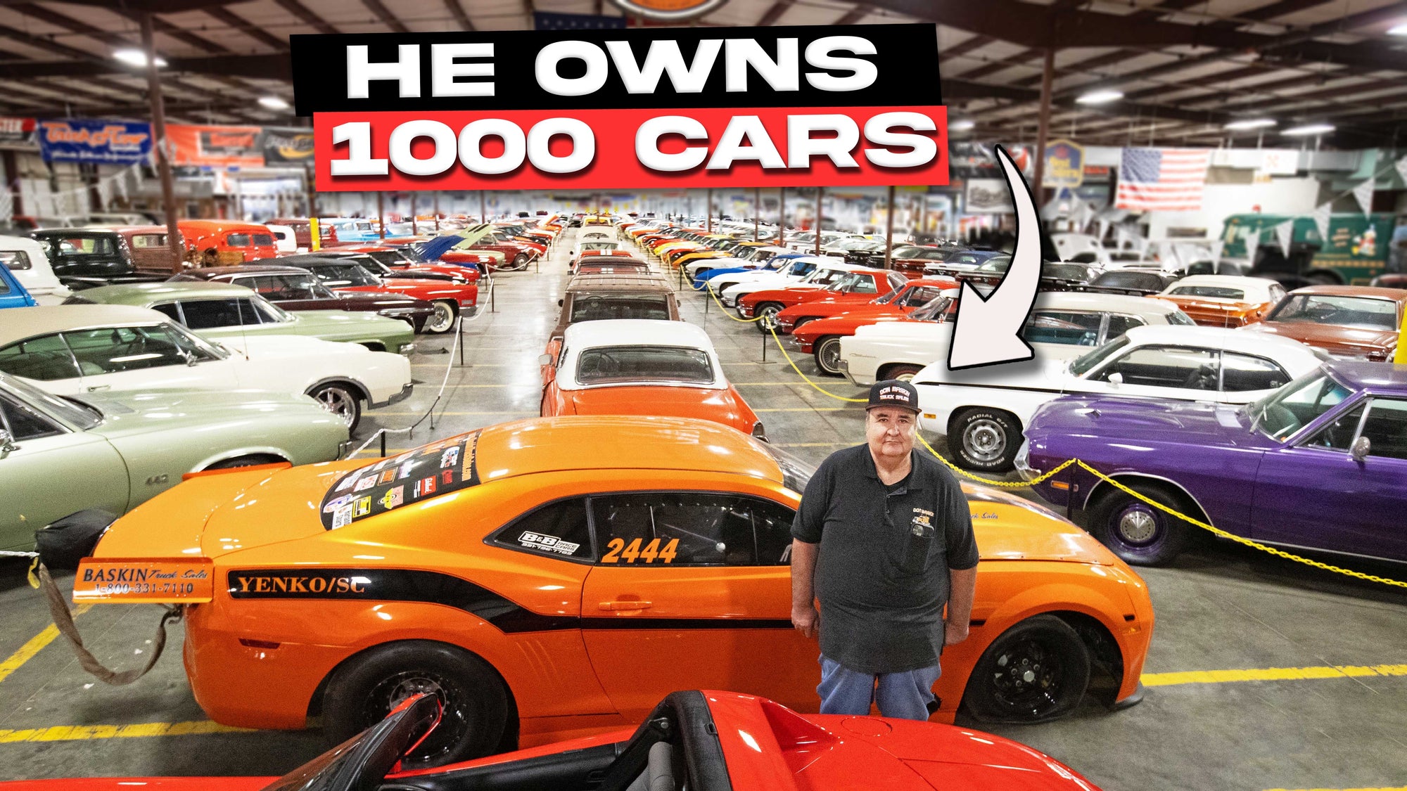 Unseen for Two Decades - 1,000 Car Private Collection (400,000 sq/ft Garage)