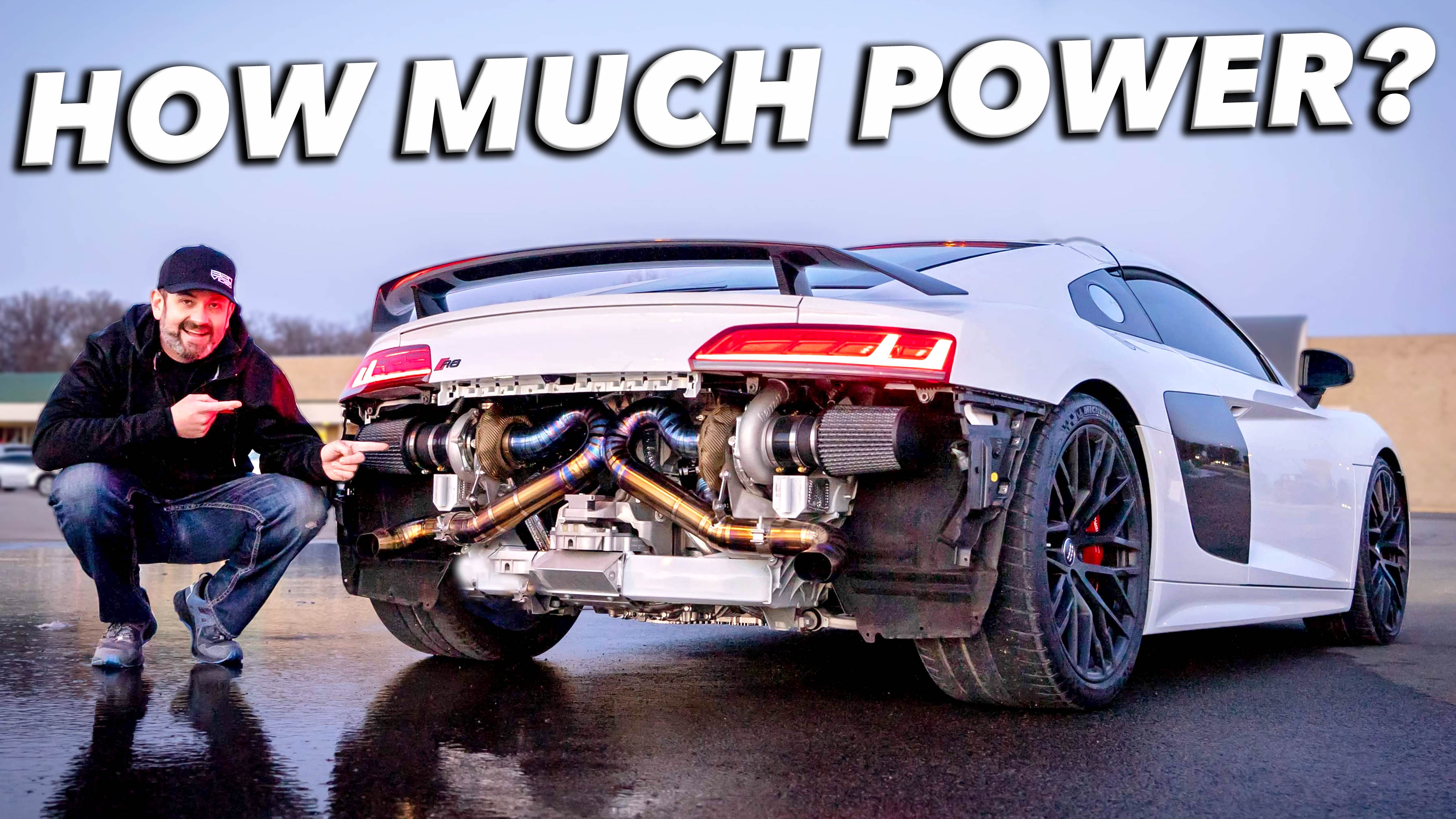 Twin Turbo Audi R8 is FINISHED (Dyno + First Drive) - 1320Video