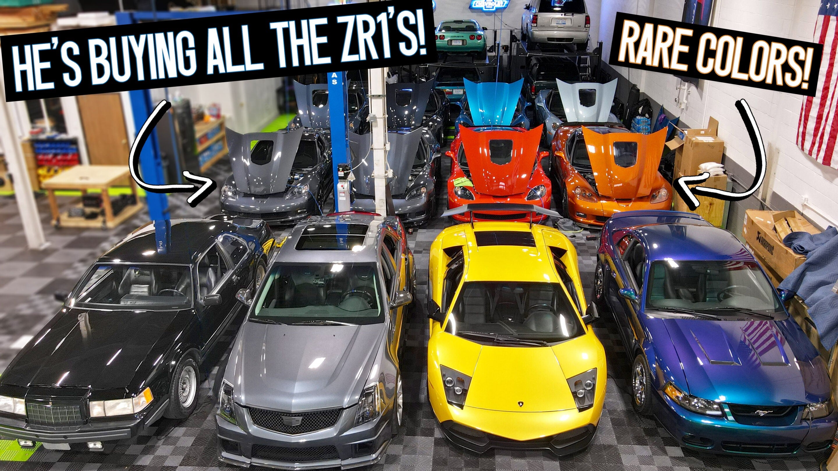 INSANE Car Collection (He Owns HOW MANY ZR1’s?!?) 1320Video