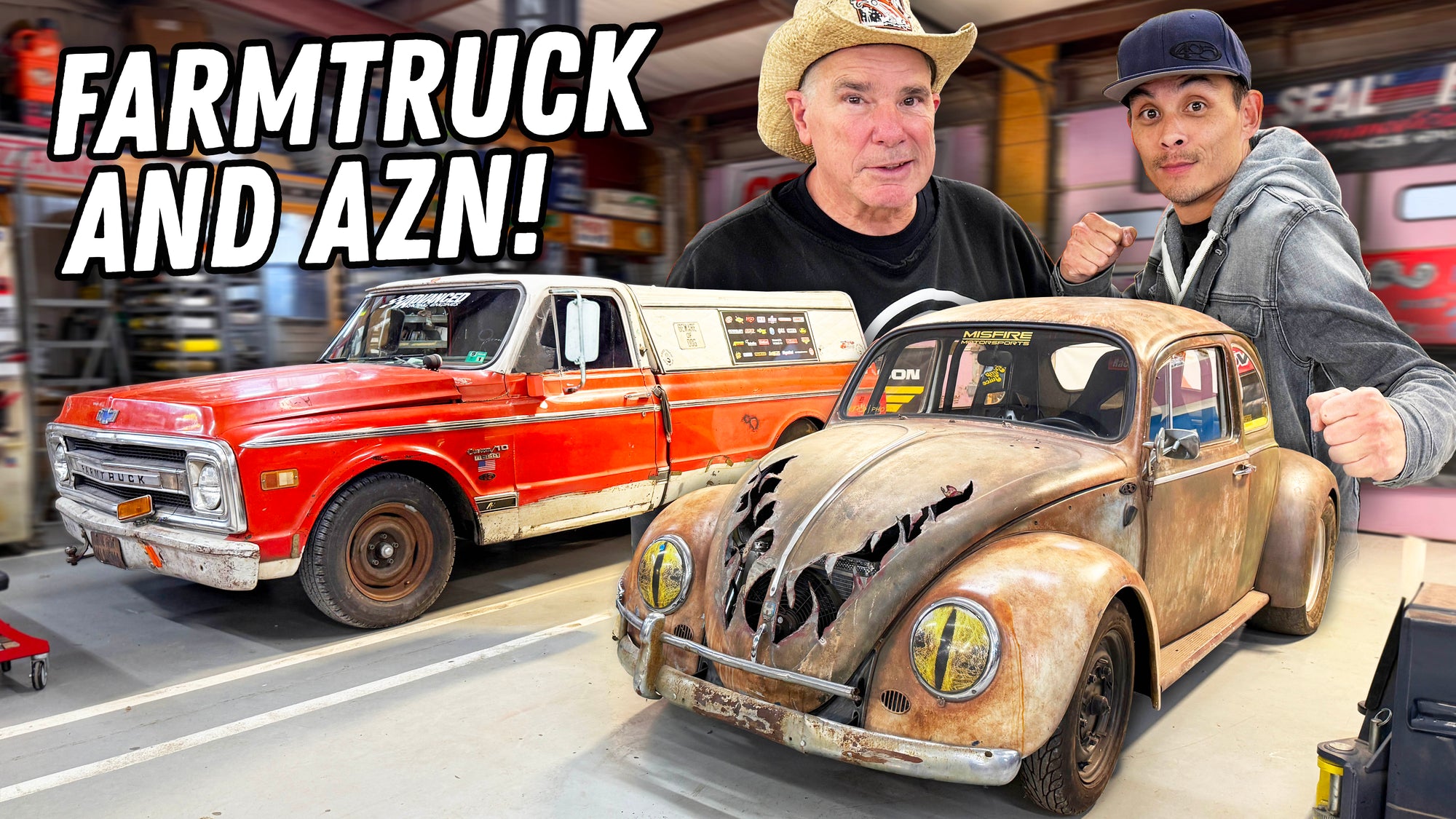 Farmtruck & AZN's Car Collection + Shop Tour!