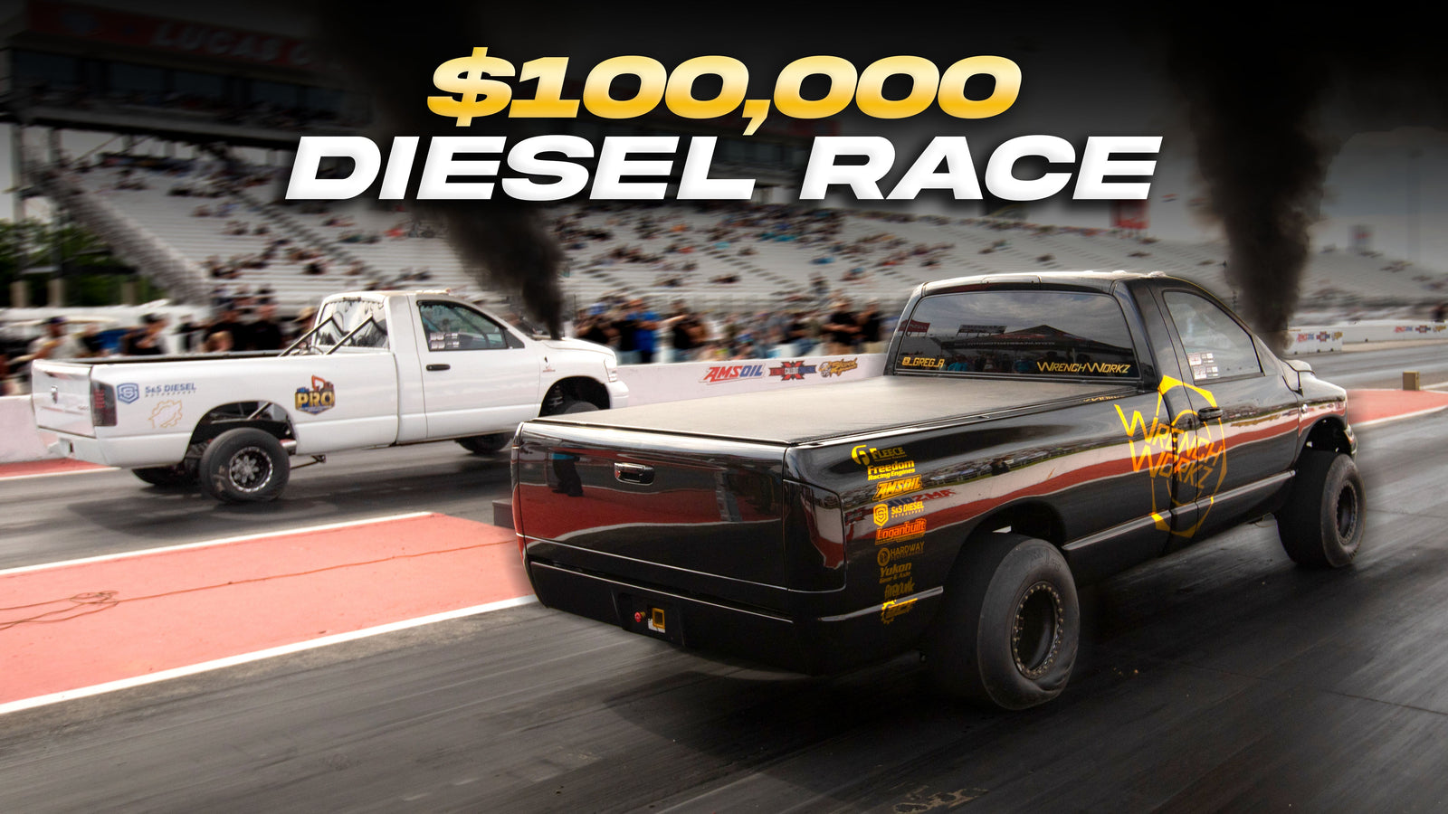 We found a DIESEL ONLY truck race... and it pays $100,000!