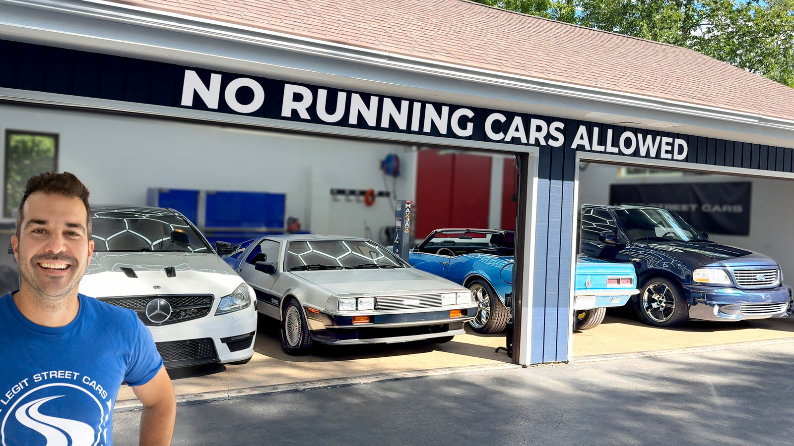 Inside the Garages of a YouTube DIY Car King.. (Legit Street Cars)