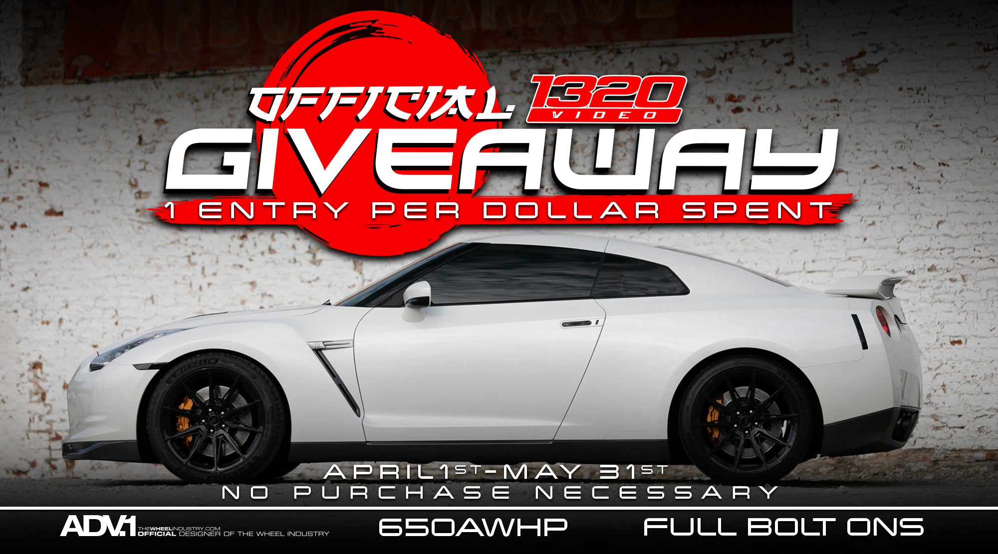 You could win this GT-R with and $15,000 (Official Rules)