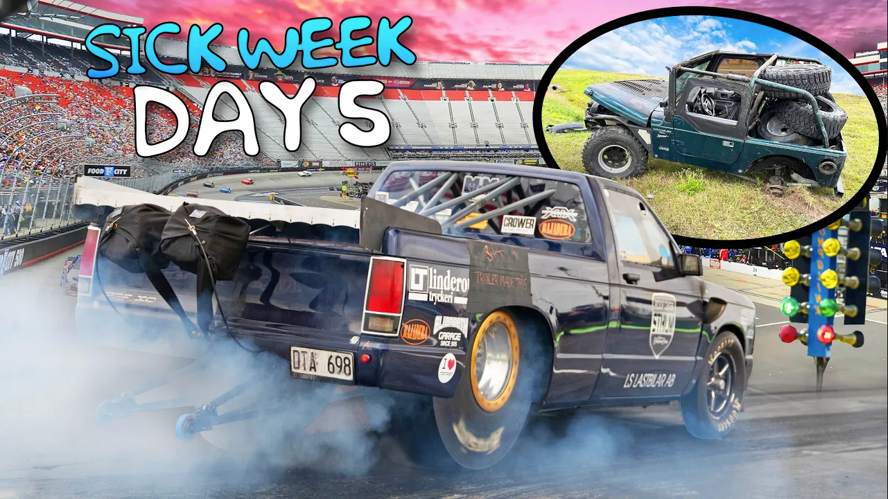 Rolled his Jeep and BROKE HIS BACK + Sick Week CHAMPION | Sick Week Day 5