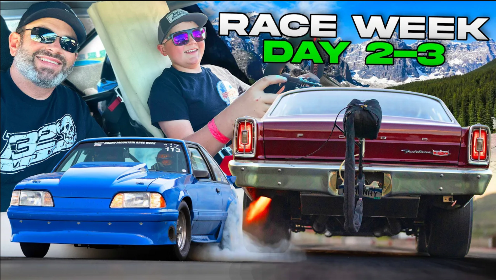 15 year old drives 1200HP Mustang + Stick Shift cars BATTLE for 1st place! | Race Week Day 2-3