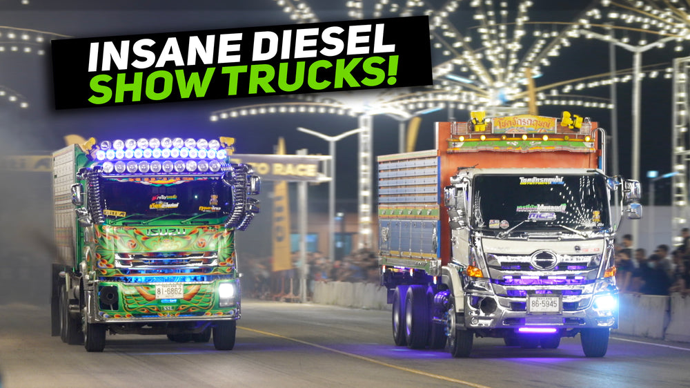 Crazy Racing Rig Thailand’s Crazy BIG RIG DIESEL TRUCK Scene + Drag Racing! (1320Experi ...
