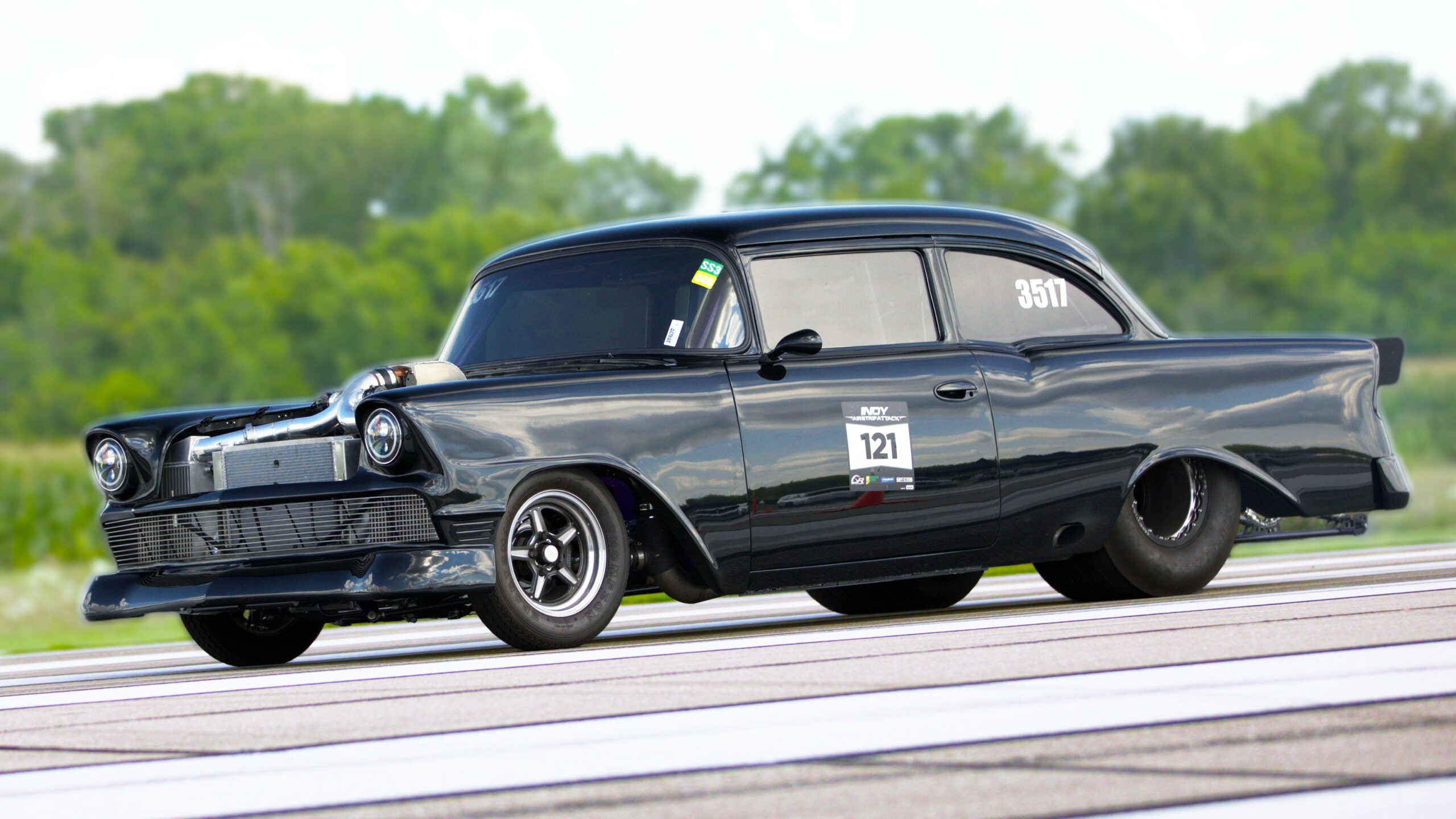 Can he hit 200mph?! - GORGEOUS 56’ Chevy - 1320Video