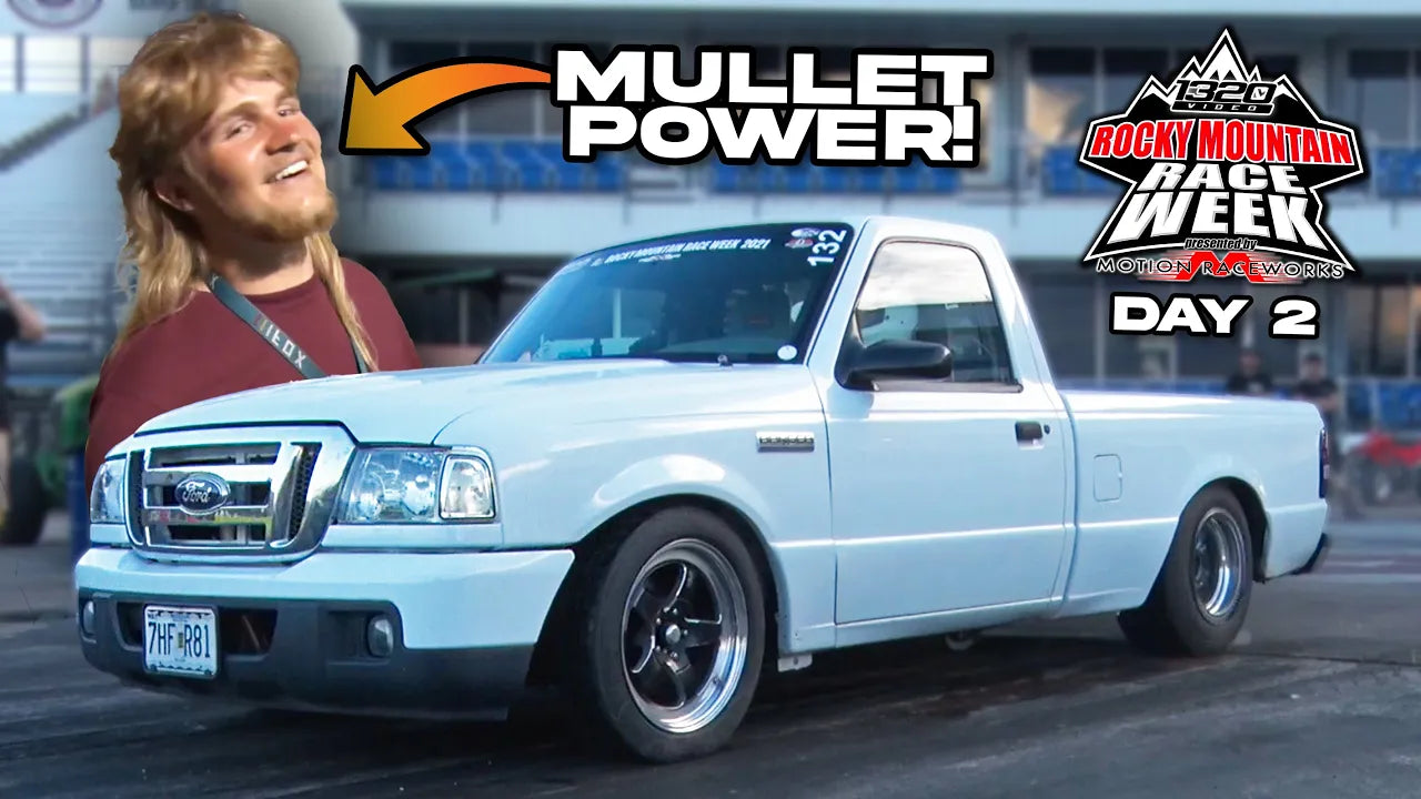 Twin Turbo Ford Ranger, mullets, race cars invade HUGE gas station & MORE! | Race Week 2.0 Day 2