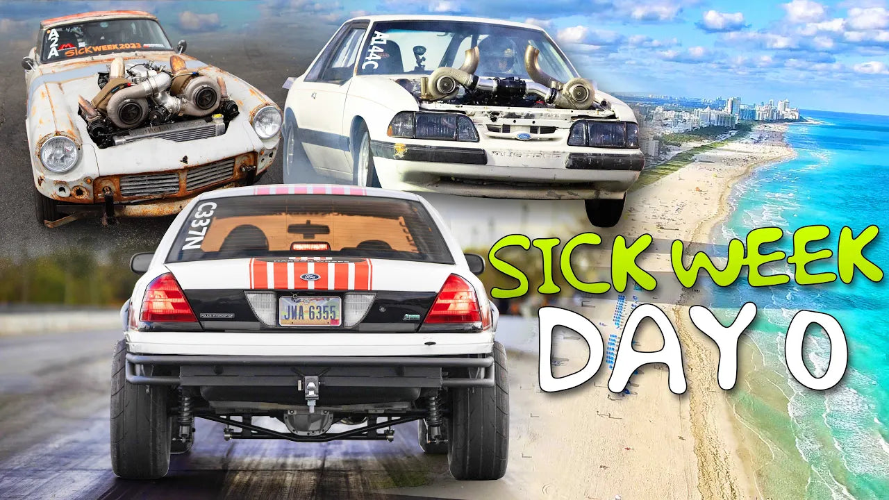 350 Racecars take on 1000 mile Florida roadtrip! | Sick Week Day 0