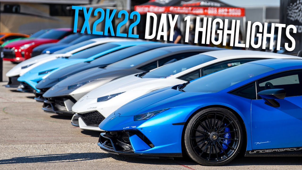 3500HP Lamborghinis, Gidi SMACKS the Wall, & MORE! (TX2K22: Day 1)