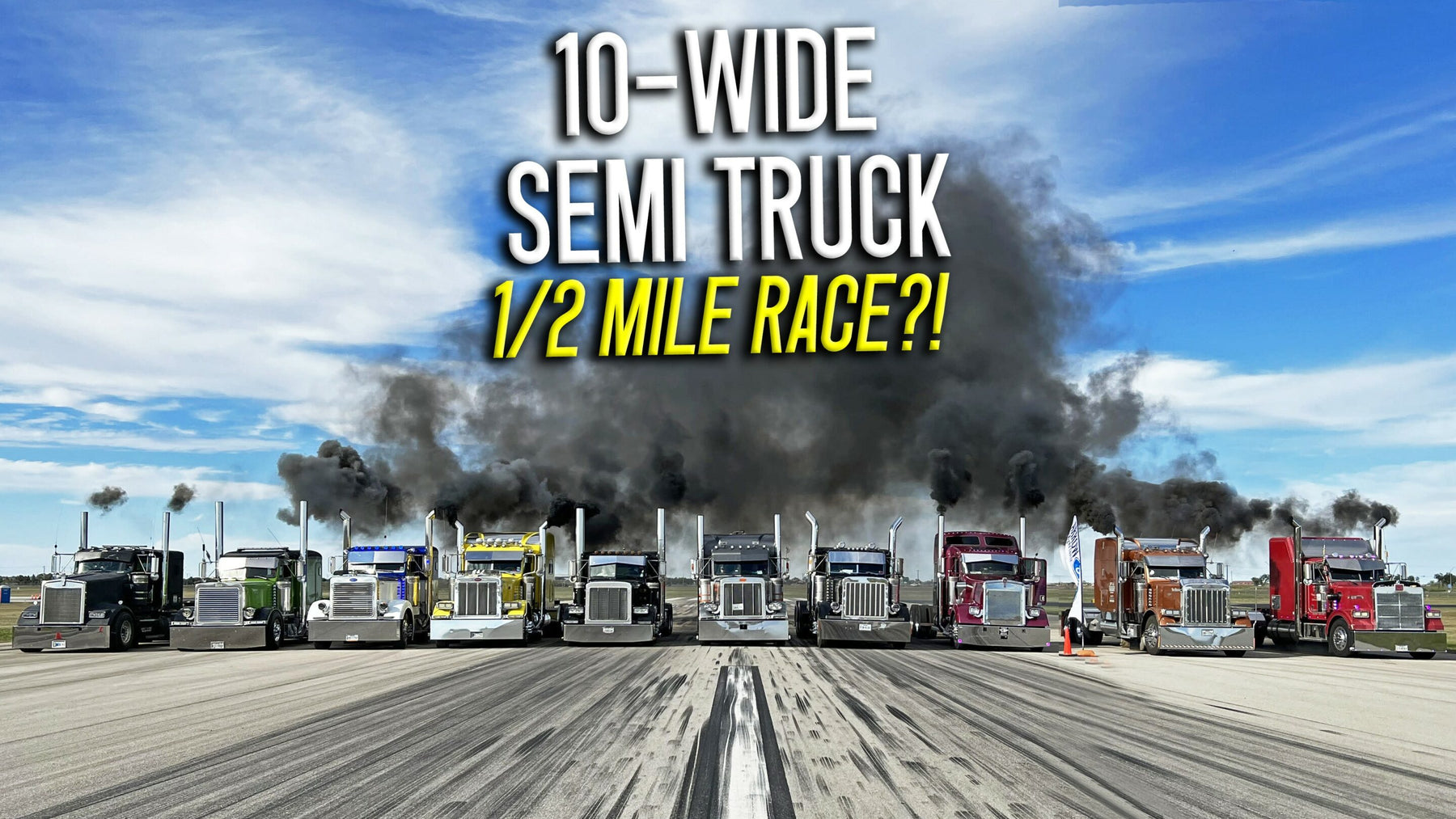 FAST Semi Trucks INVADED the Texas Half Mile Event! - 1320Video