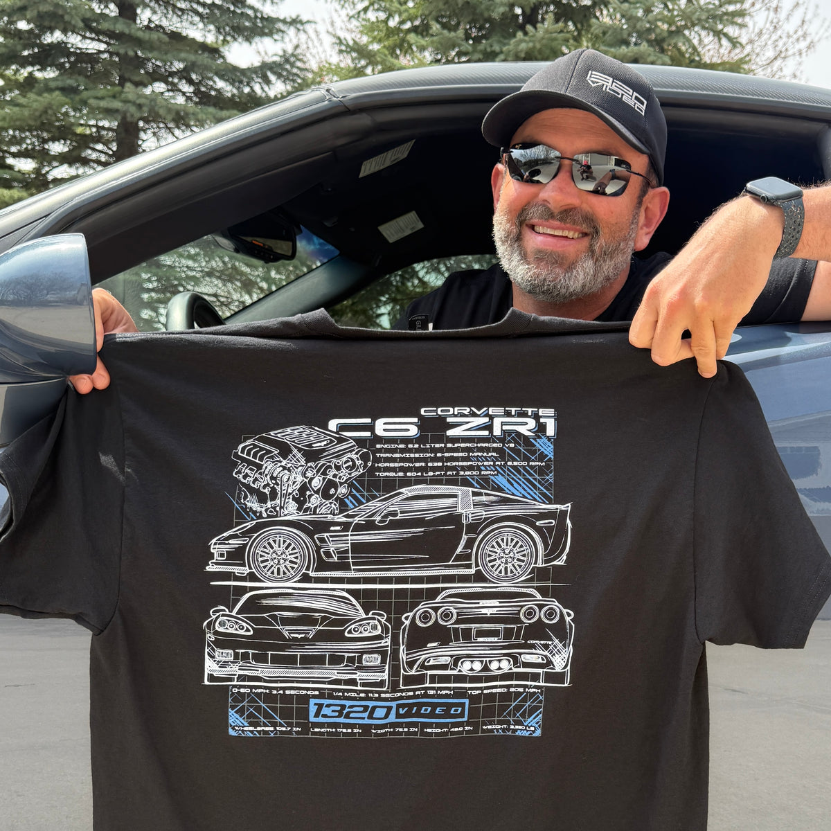 1320Video ZR1 Blueprint T-Shirt