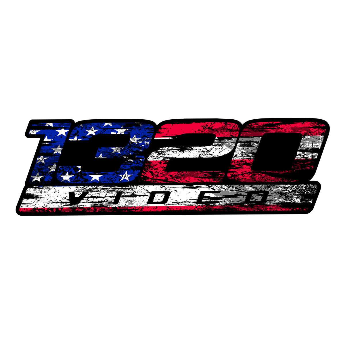 1320Video Flag Sticker