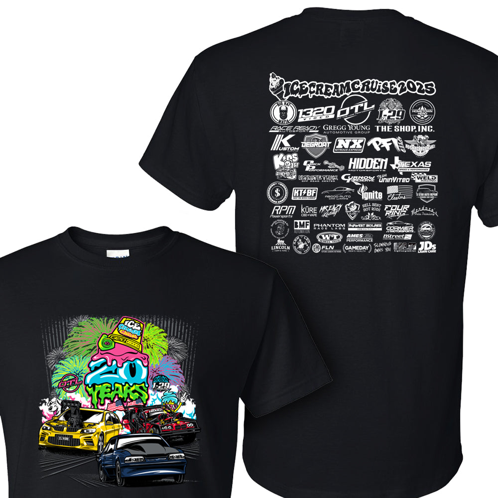 1320Video Ice Cream Cruise 2025 T-Shirt