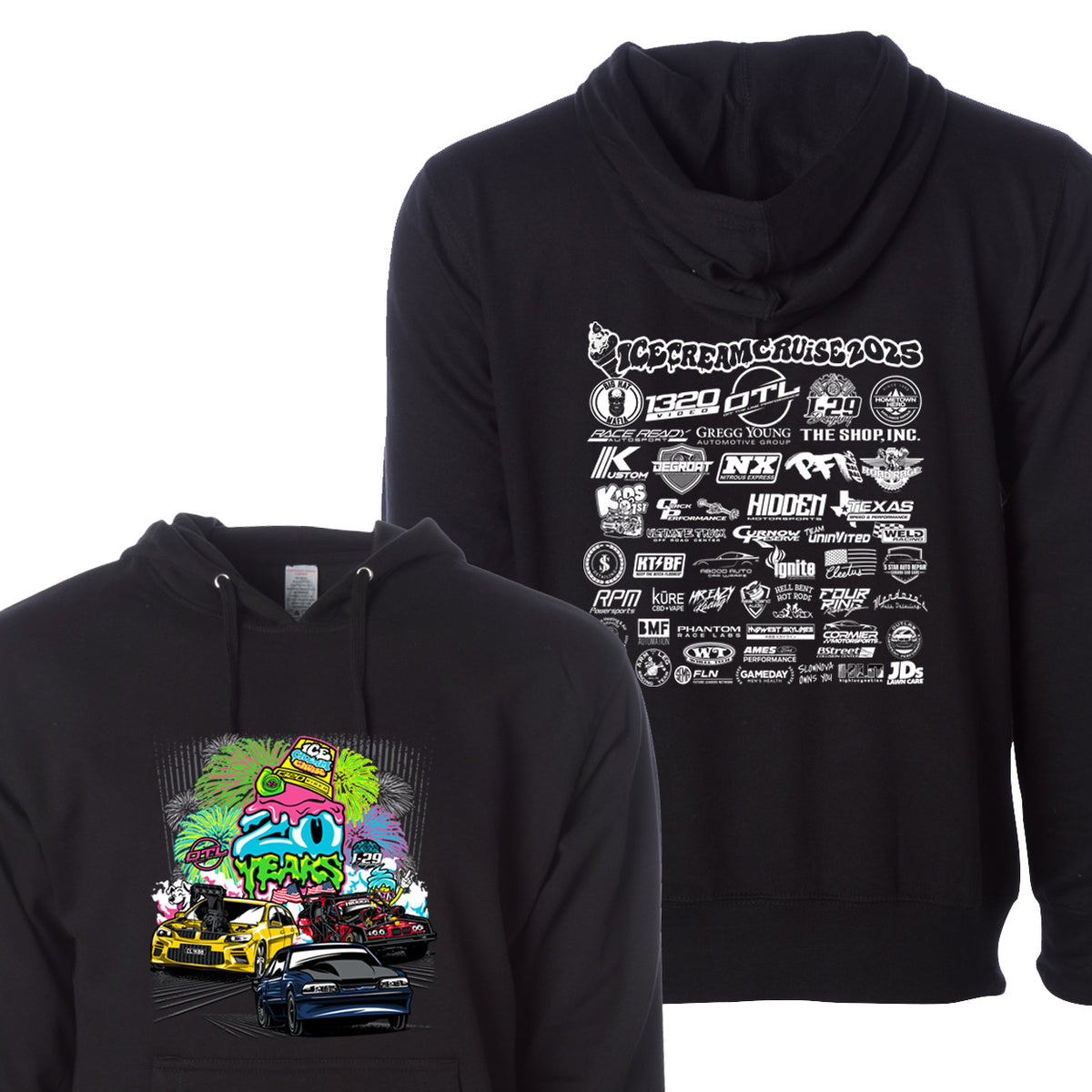 1320Video Ice Cream Cruise 2025 Hoodie