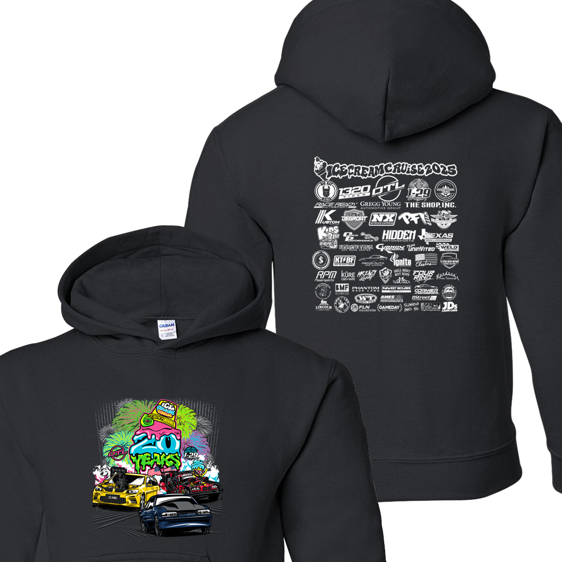 Ice Cream Cruise 2025 Kid's Hoodie