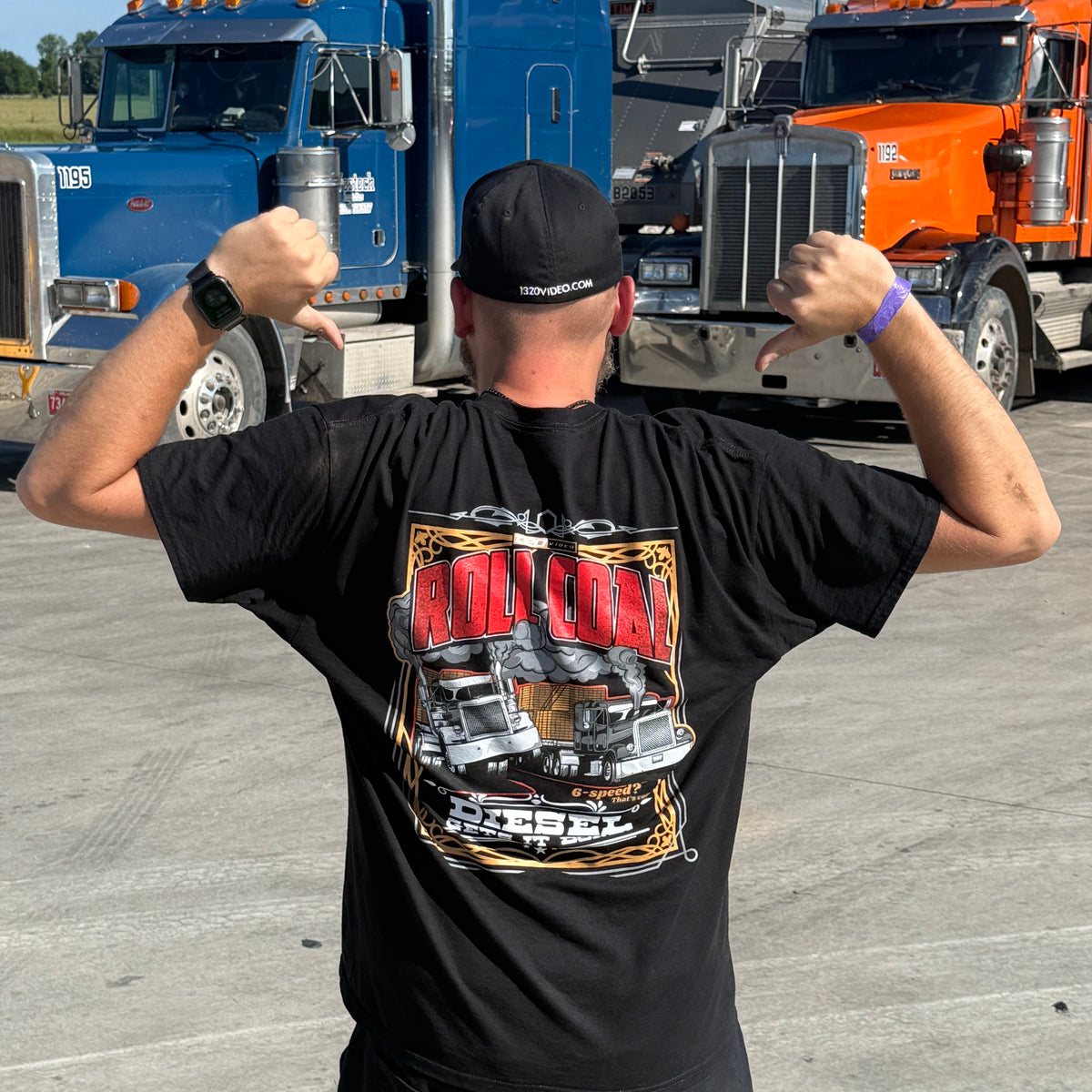 1320Video Roll Coal T-Shirt