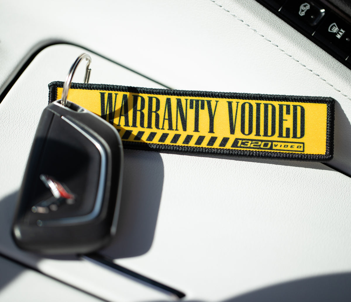 1320Video Warranty Voided Keytag