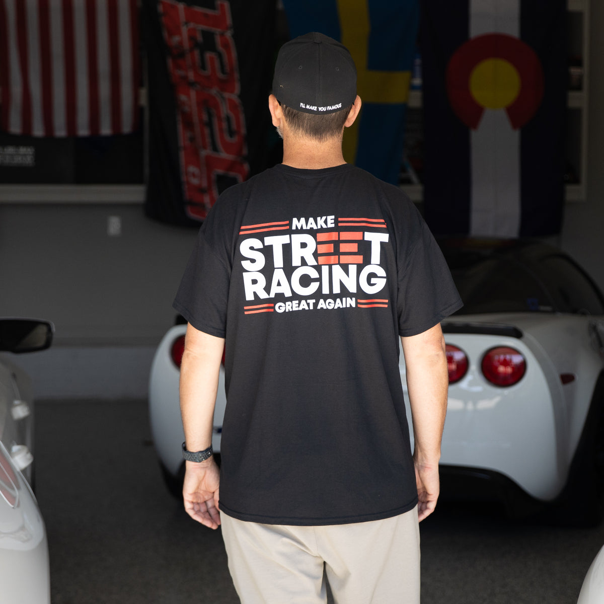 1320Video 2024 Make Street Racing Great Again Black T-Shirt