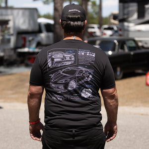 1320Video Z06 Blueprint T-Shirt