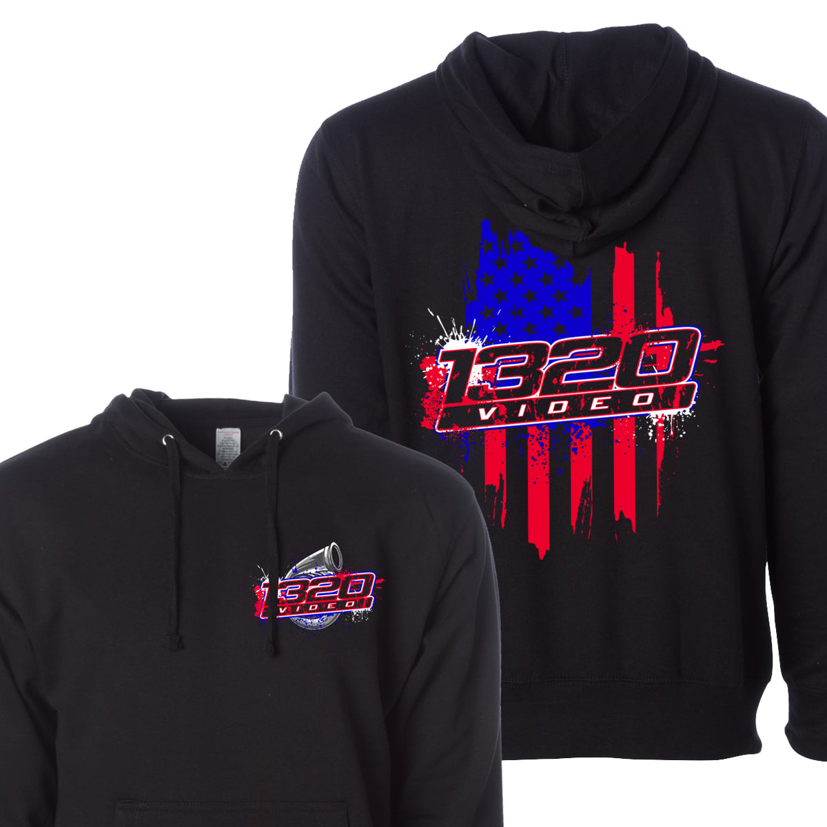 1320Video American Flag Hoodie