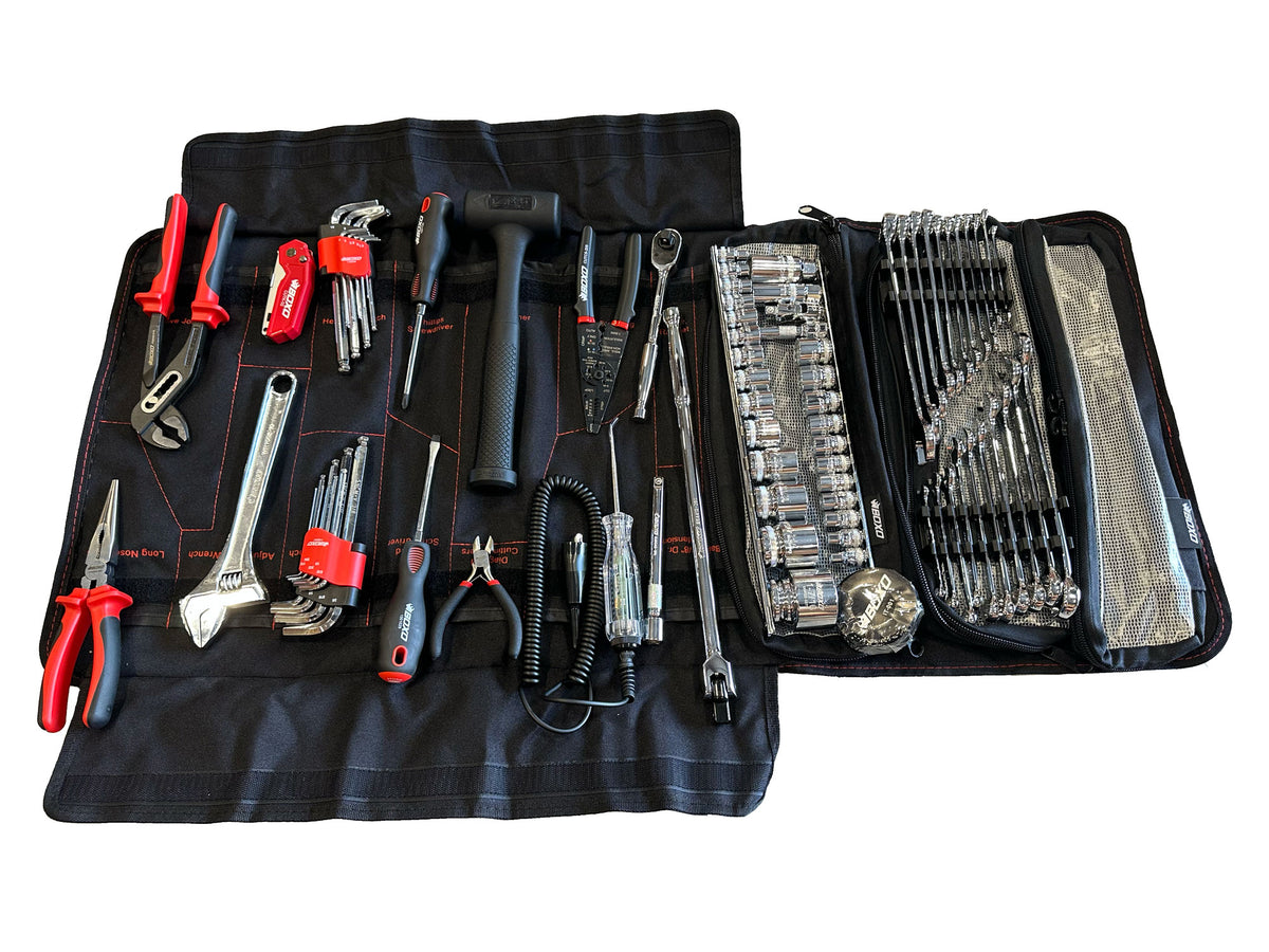 1320Video x BoxoUSA Combo Tool Roll | 82-Piece Metric and SAE Tool Roll and Dry Bag