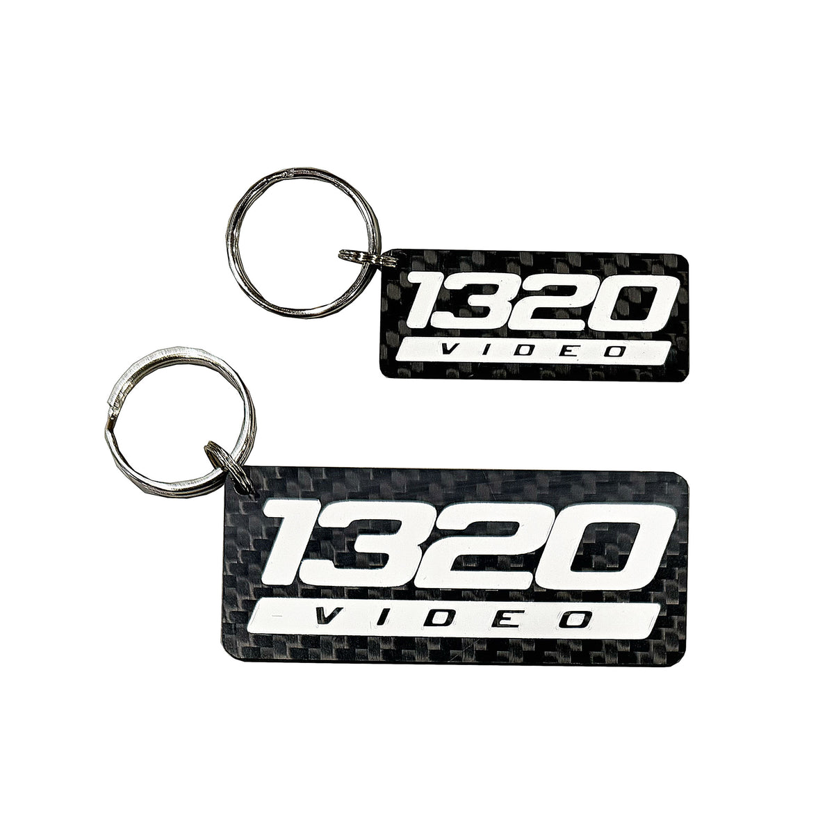 1320Video Carbon Fiber Keychain