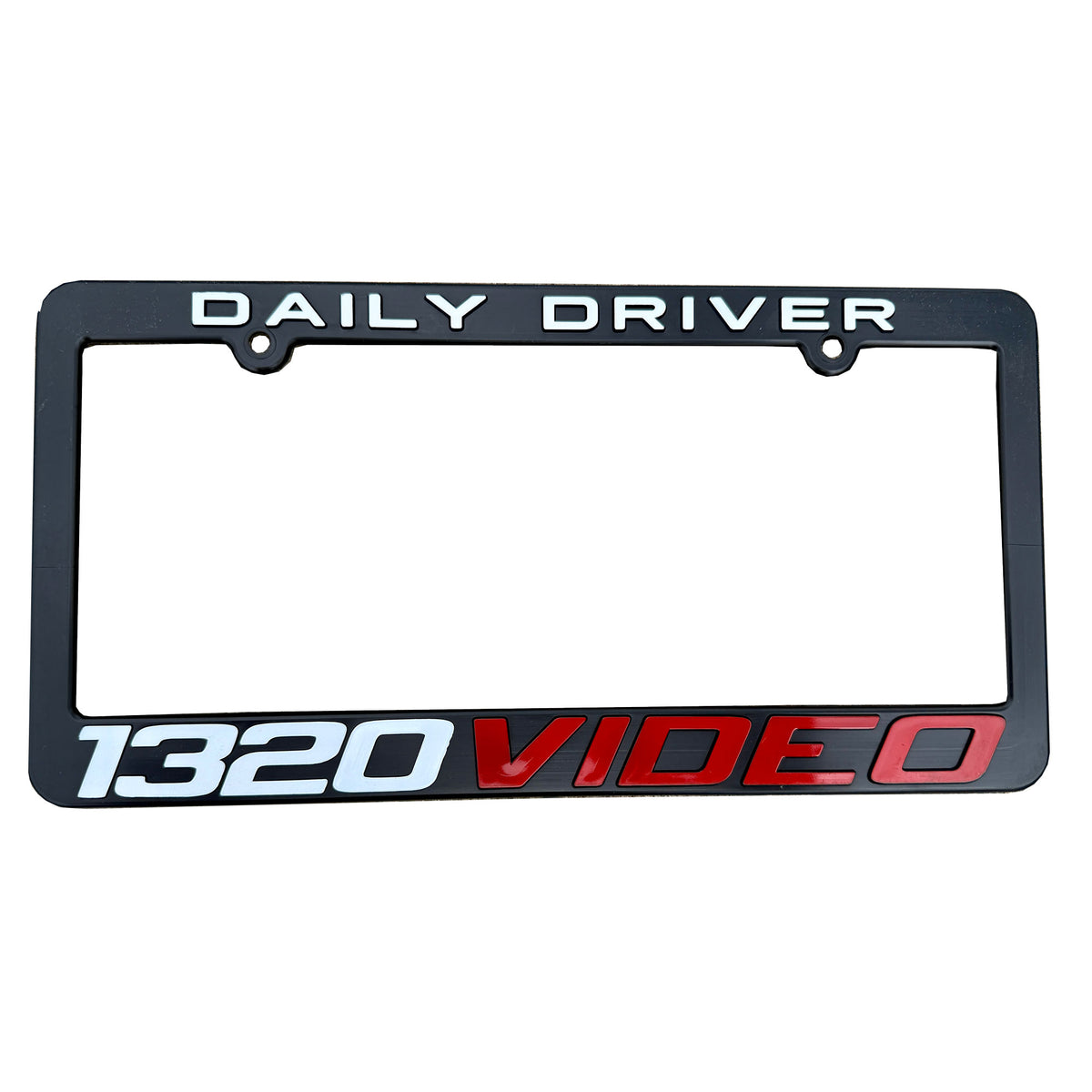 1320Video Daily Driver License Plate Frame