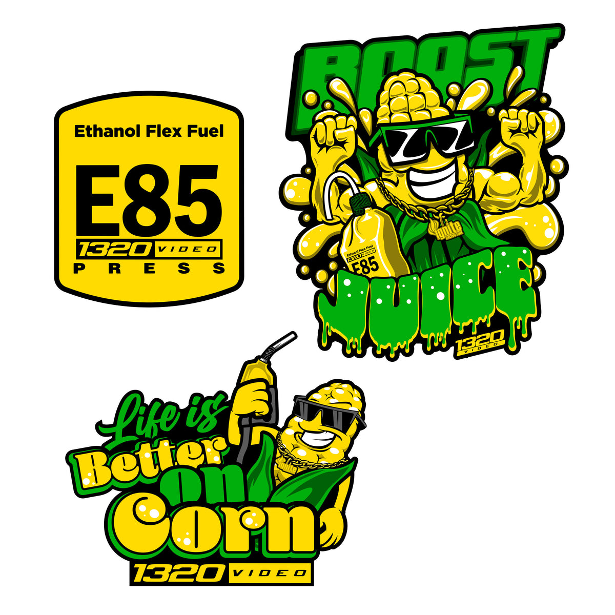 1320Video E85 Sticker