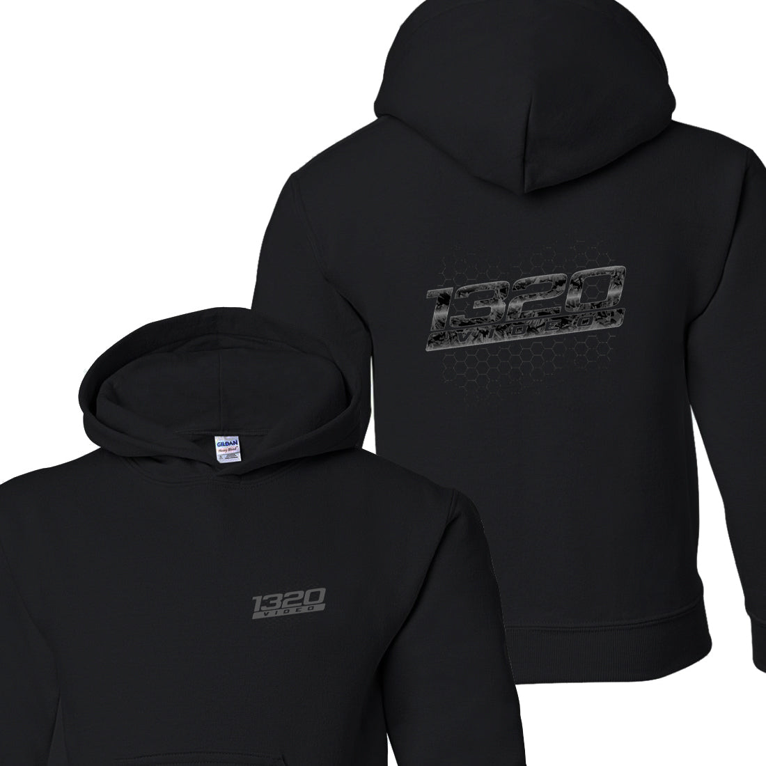 1320Video Kid's Forged Carbon Hoodie