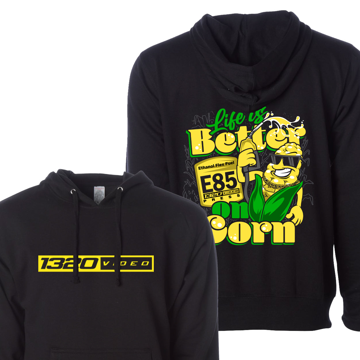 1320Video Life is Better On Corn Hoodie