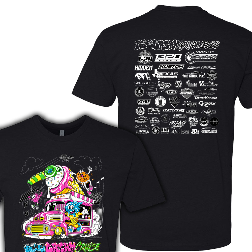 ***PRE-ORDER*** 1320Video Ice Cream Cruise 2026 T-Shirt