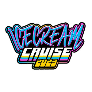 Ice Cream Cruise 2023 Stickers