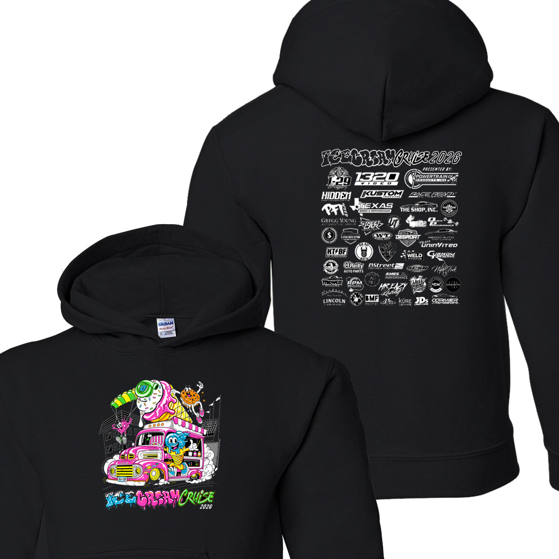 ***PRE-ORDER*** Ice Cream Cruise 2026 Kid's Hoodie