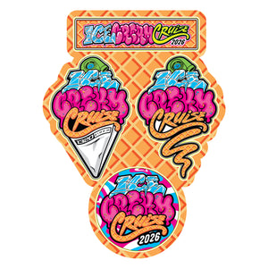 ***PRE-ORDER*** Ice Cream Cruise 2026 Stickers