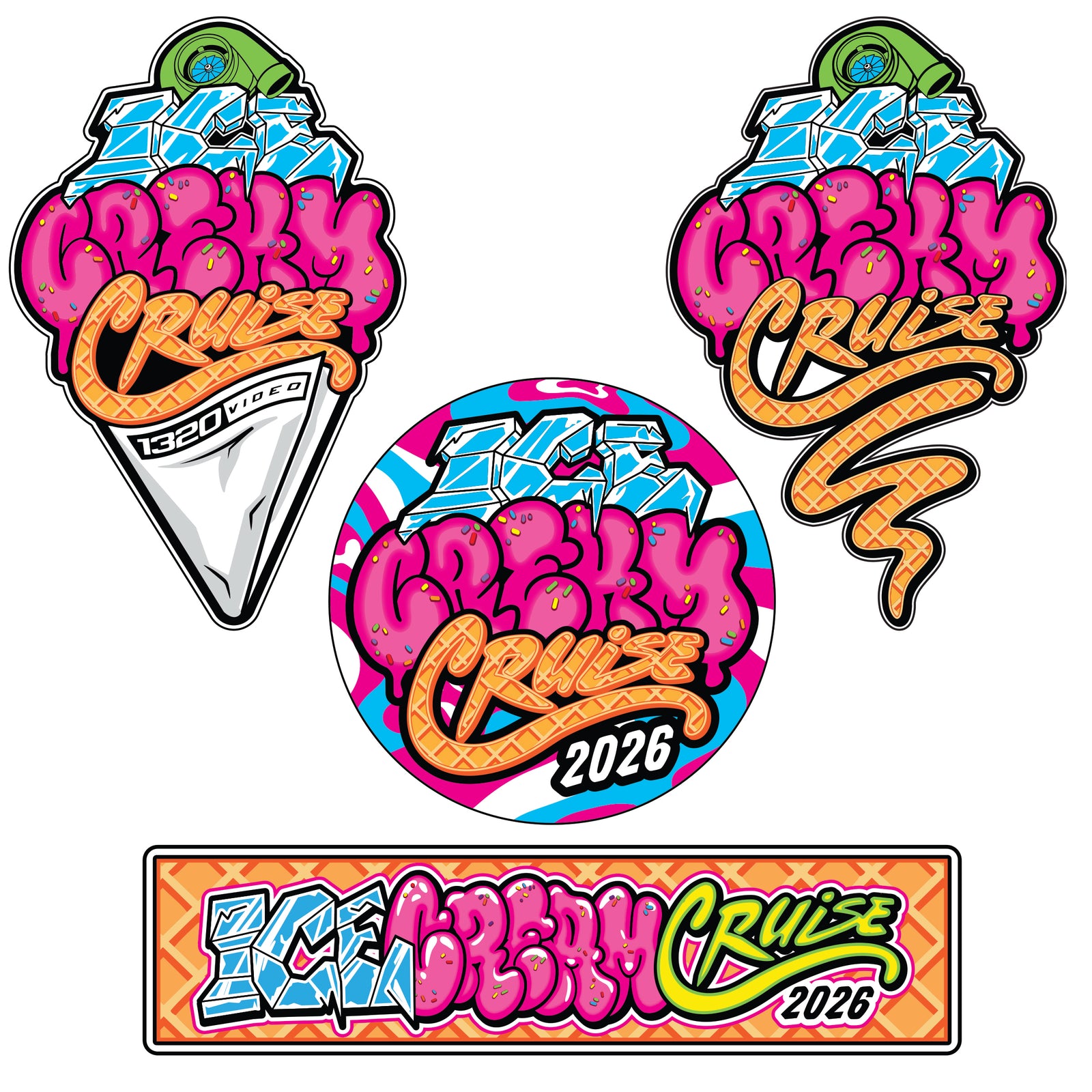 ***PRE-ORDER*** Ice Cream Cruise 2026 Stickers