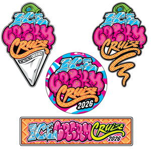 ***PRE-ORDER*** Ice Cream Cruise 2026 Stickers