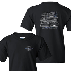 1320Video Kid's Blueprint ZR1 T-Shirt