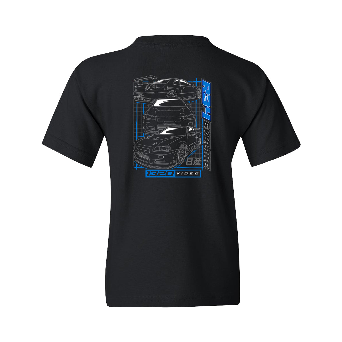 1320Video Kid's R34 Blueprint T-Shirt