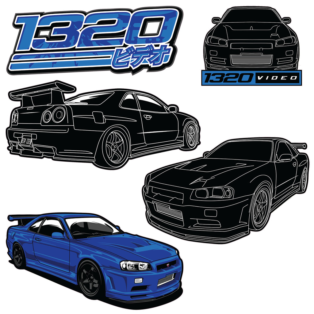 R34ページ 1320Video R34 Stickers