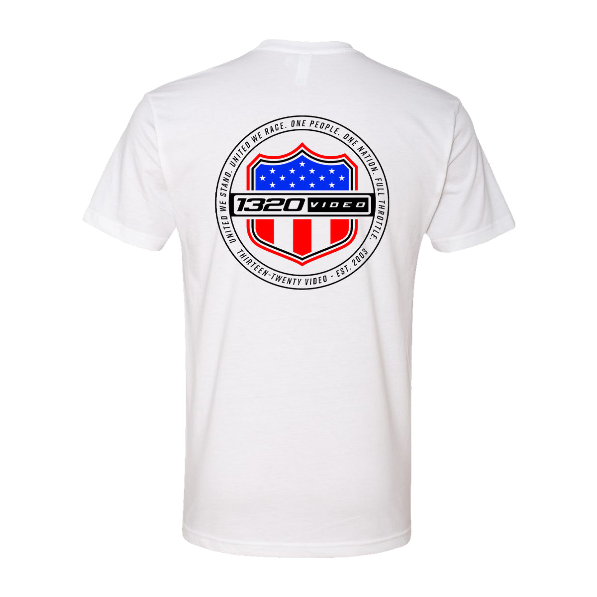 1320Video American Shield White T-Shirt