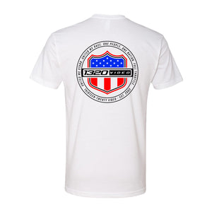 1320Video American Shield White T-Shirt