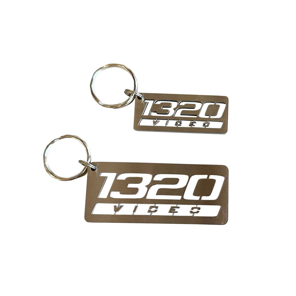 1320Video Stainless Keychain